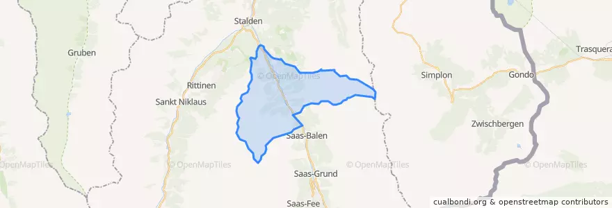Mapa de ubicacion de Eisten.