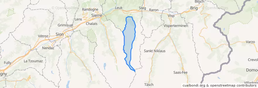 Mapa de ubicacion de Oberems.