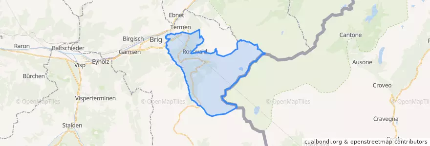 Mapa de ubicacion de Ried-Brig.