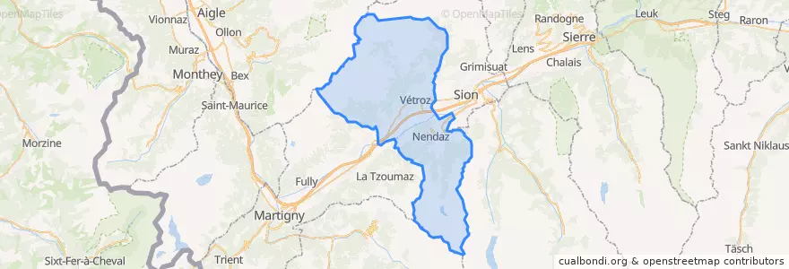 Mapa de ubicacion de Gundis.