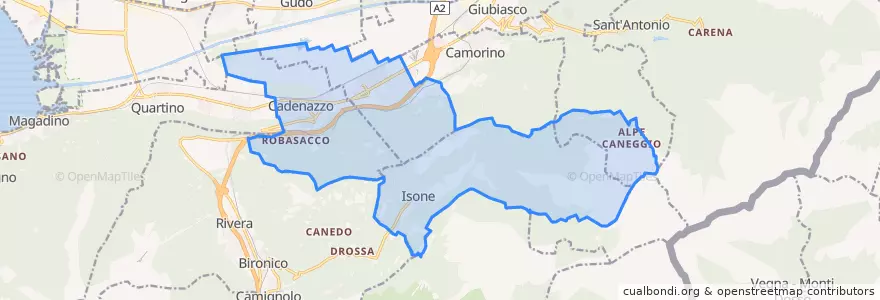 Mapa de ubicacion de Circolo di Sant’Antonino.