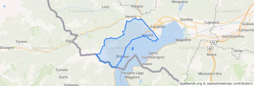 Mapa de ubicacion de Circolo dell'Isole.