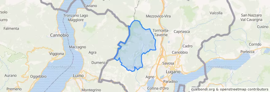 Mapa de ubicacion de Circolo di Breno.