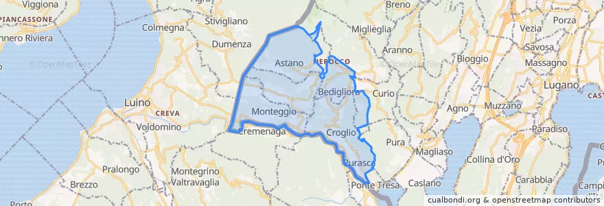Mapa de ubicacion de Circolo di Sessa.