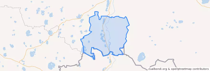 Mapa de ubicacion de Казанский район.
