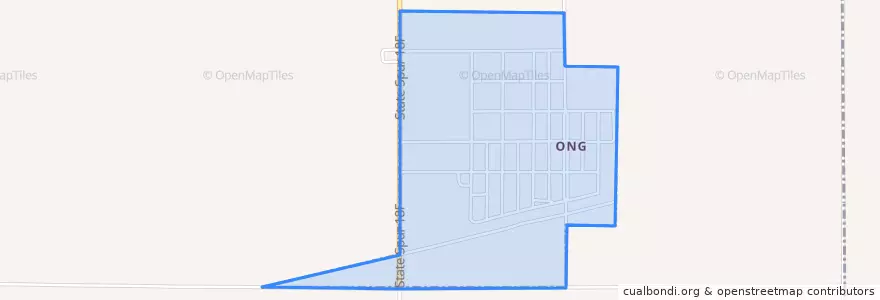 Mapa de ubicacion de Ong.