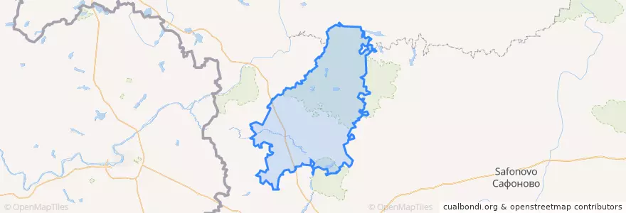 Mapa de ubicacion de Демидовский район.