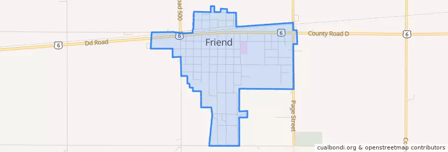 Mapa de ubicacion de Friend.