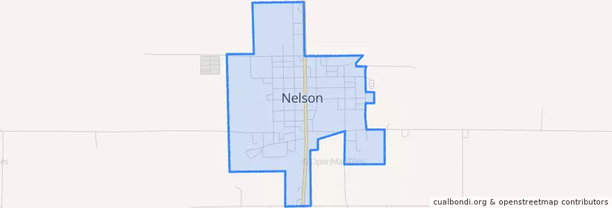 Mapa de ubicacion de Nelson.