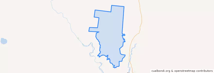 Mapa de ubicacion de Межевской район.
