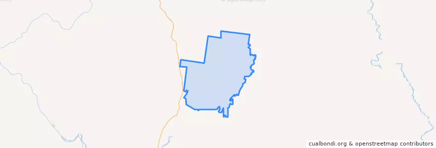 Mapa de ubicacion de Павинский район.