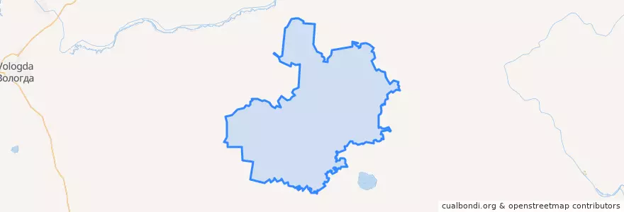 Mapa de ubicacion de Солигаличский район.