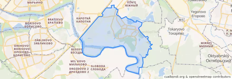 Mapa de ubicacion de городской округ Дзержинский.