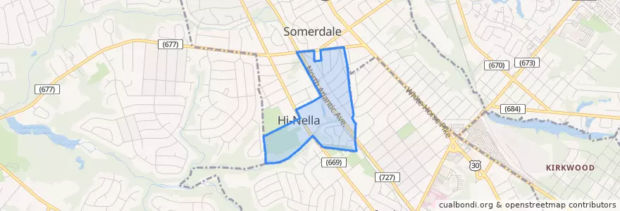 Mapa de ubicacion de Hi-Nella.
