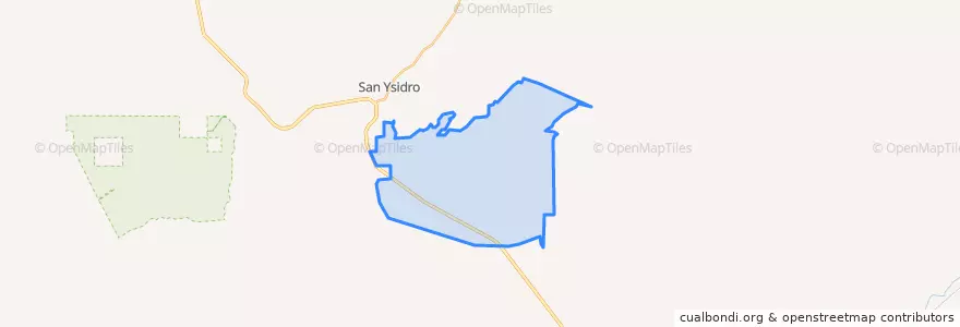 Mapa de ubicacion de Zia Pueblo.
