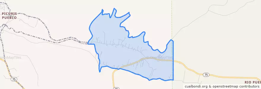 Mapa de ubicacion de Vadito.