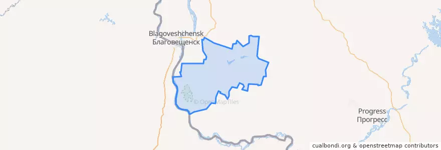 Mapa de ubicacion de Тамбовский район.