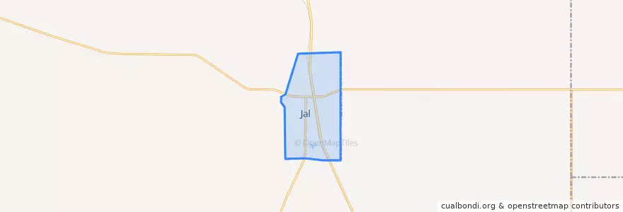 Mapa de ubicacion de Jal.