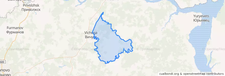 Mapa de ubicacion de Сошниковское сельское поселение.