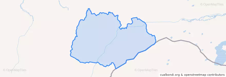 Mapa de ubicacion de Акшинский район.