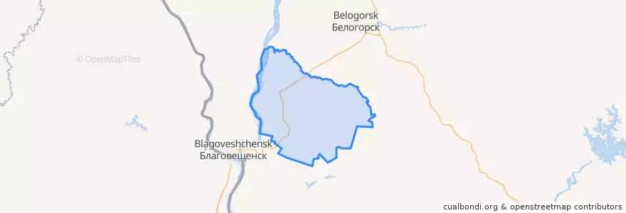Mapa de ubicacion de Ивановский район.