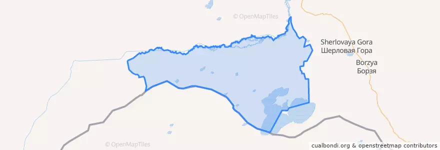 Mapa de ubicacion de オノン地区.