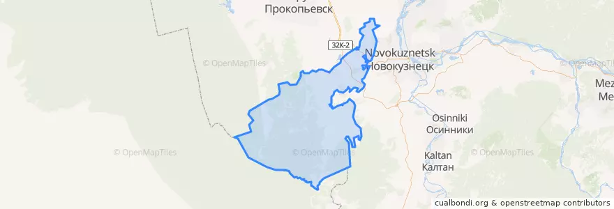 Mapa de ubicacion de Загорское сельское поселение.