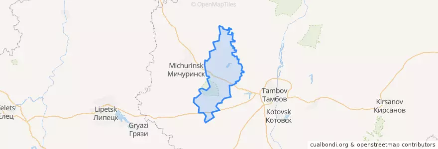 Mapa de ubicacion de Никифоровский район.