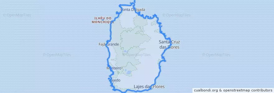 Mapa de ubicacion de Флорес.