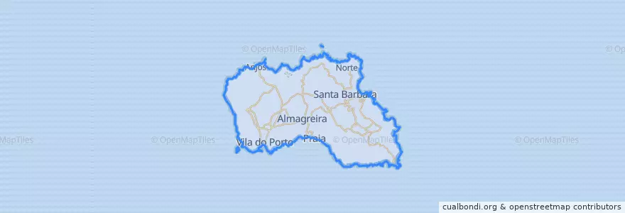 Mapa de ubicacion de Santa Maria.