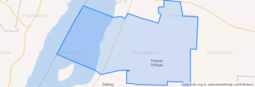 Mapa de ubicacion de Побединское сельское поселение.