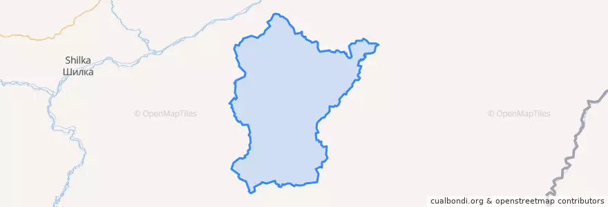 Mapa de ubicacion de Шелопугинский район.