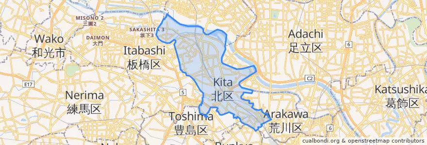 Mapa de ubicacion de Кита.
