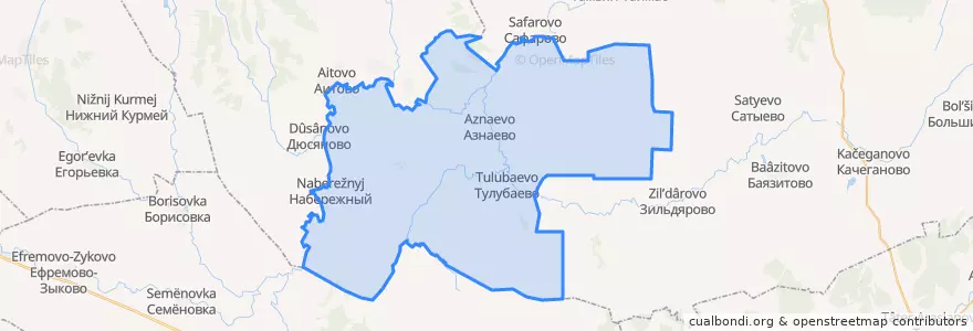 Mapa de ubicacion de Демский сельсовет.