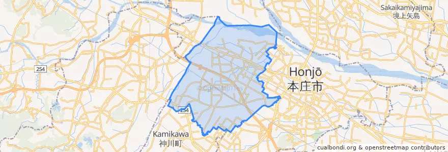 Mapa de ubicacion de Kamisato.