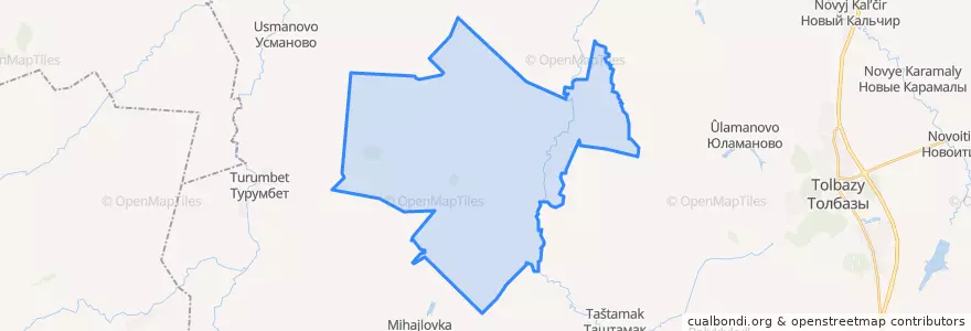 Mapa de ubicacion de Степановский сельсовет.