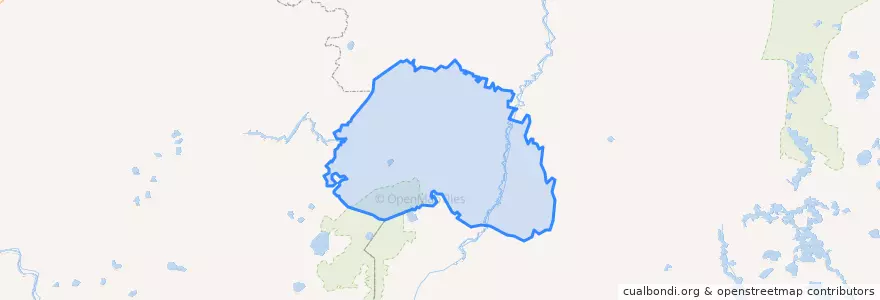 Mapa de ubicacion de Поддорский район.