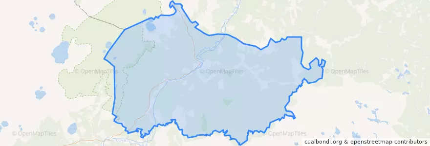 Mapa de ubicacion de Холмский район.