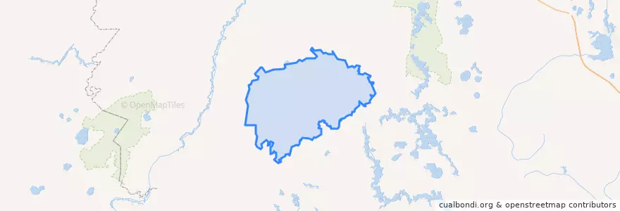 Mapa de ubicacion de Марёвский муниципальный округ.