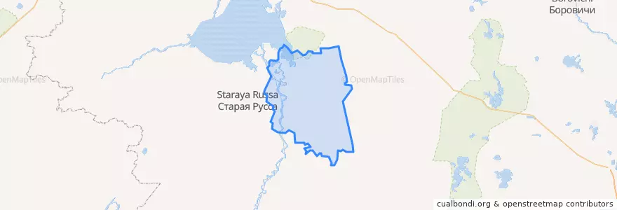 Mapa de ubicacion de Parfinsky District.