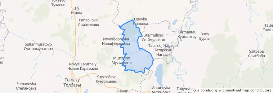 Mapa de ubicacion de Тряпинский сельсовет.