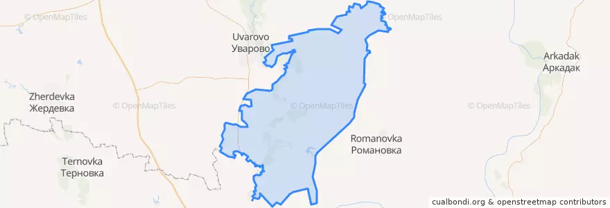 Mapa de ubicacion de Мучкапский район.