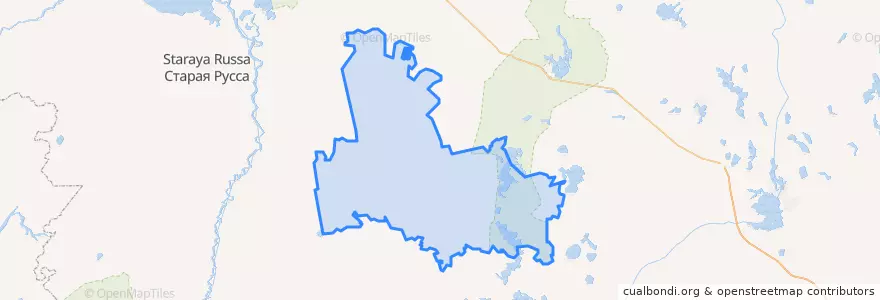 Mapa de ubicacion de Demyansky District.