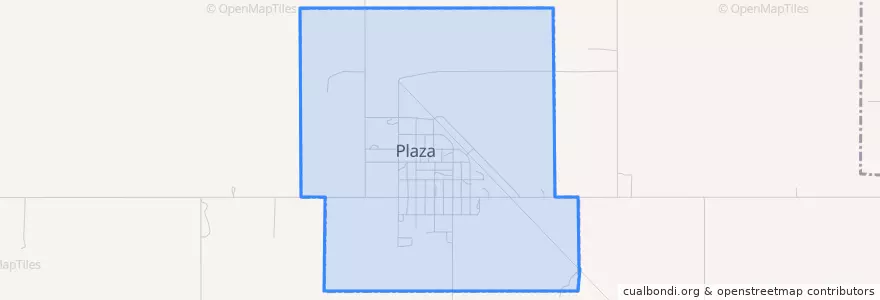 Mapa de ubicacion de Plaza.
