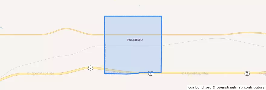 Mapa de ubicacion de Palermo.