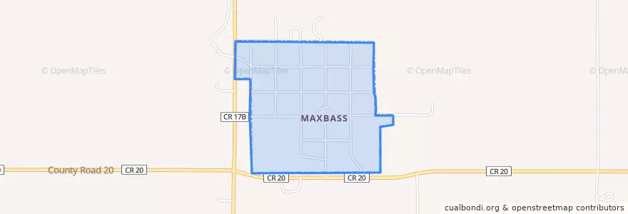 Mapa de ubicacion de Maxbass.