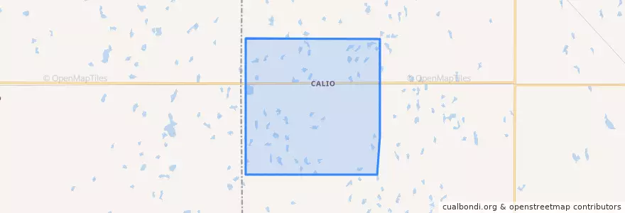 Mapa de ubicacion de Calio.