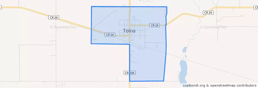 Mapa de ubicacion de Tolna.