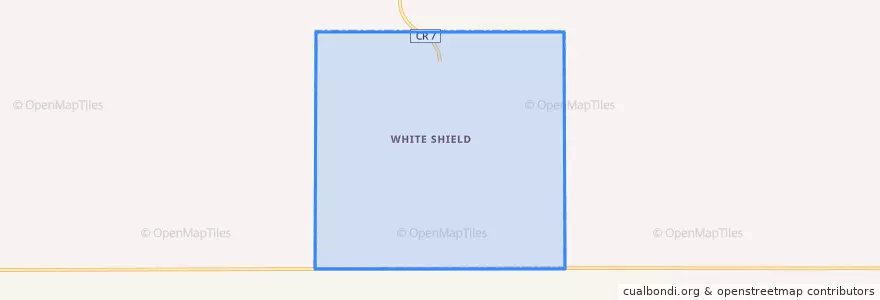 Mapa de ubicacion de White Shield.