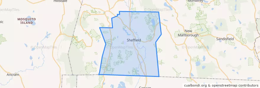 Mapa de ubicacion de Sheffield.